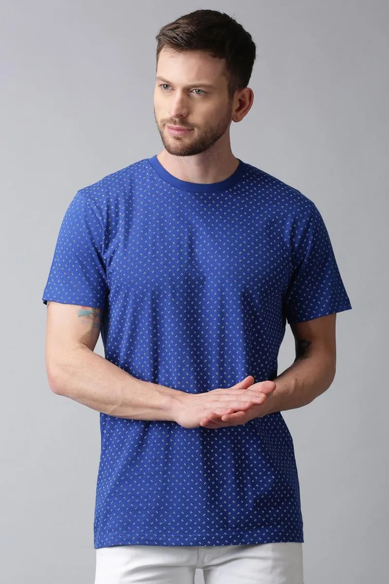 Men's Cotton Printed T-shirt