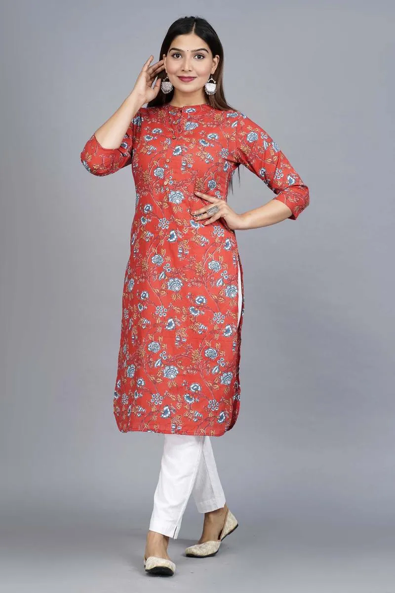 Cotton Printed Kurti for Women