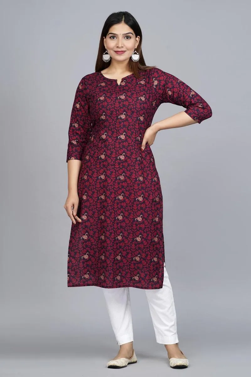 Cotton Printed Kurti for Women
