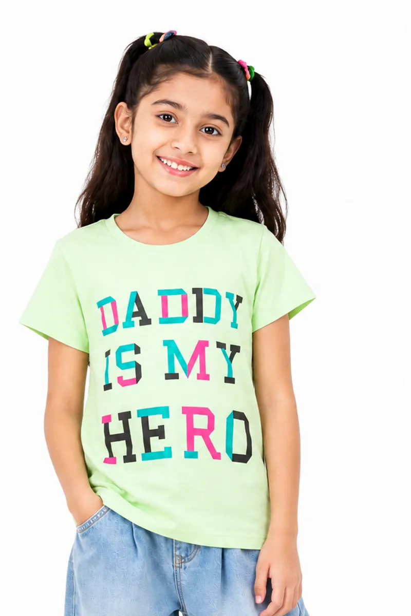 Girl's Cotton Printed Top (3 - 9 Yrs) 00073645YRSGRE
