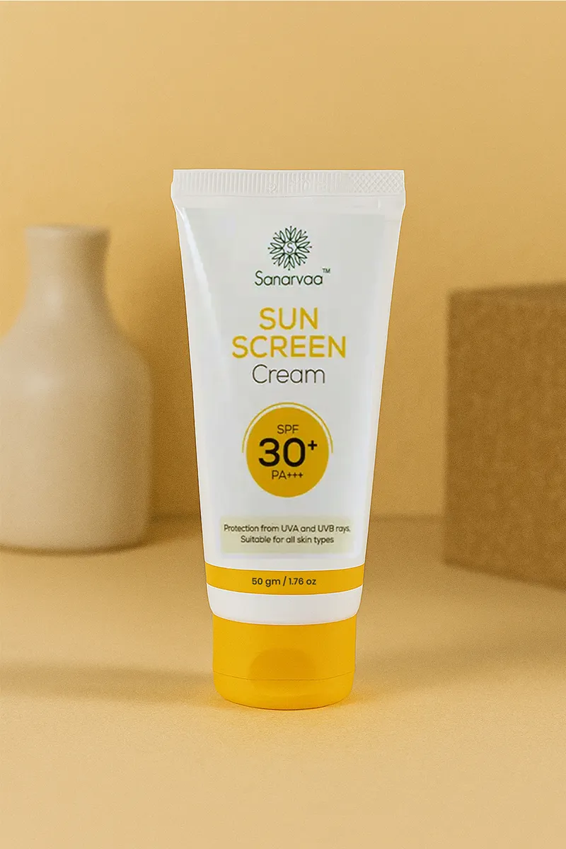 Sanarvaa Sunscreen Cream SPA 30+, PA+++ (50g)