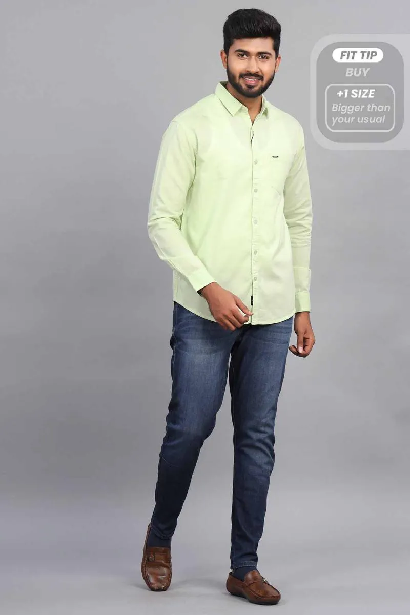 Cotton Slim Fit Shirt for Men