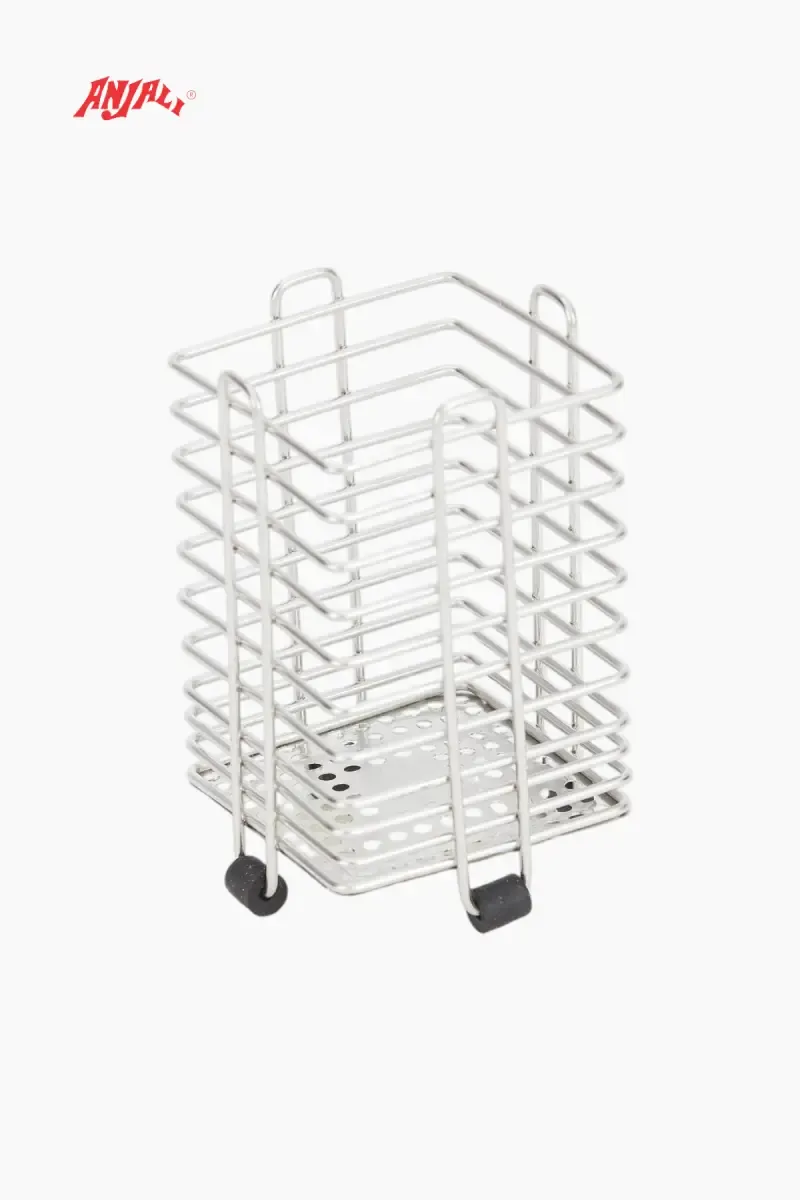 Anjali Stainless Steel Cutlery Stand - 13cm