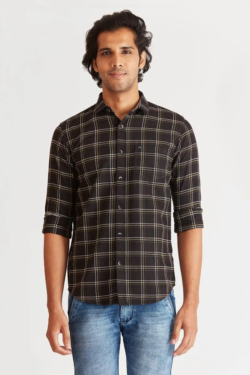 Men's Checkered Casual Shirt