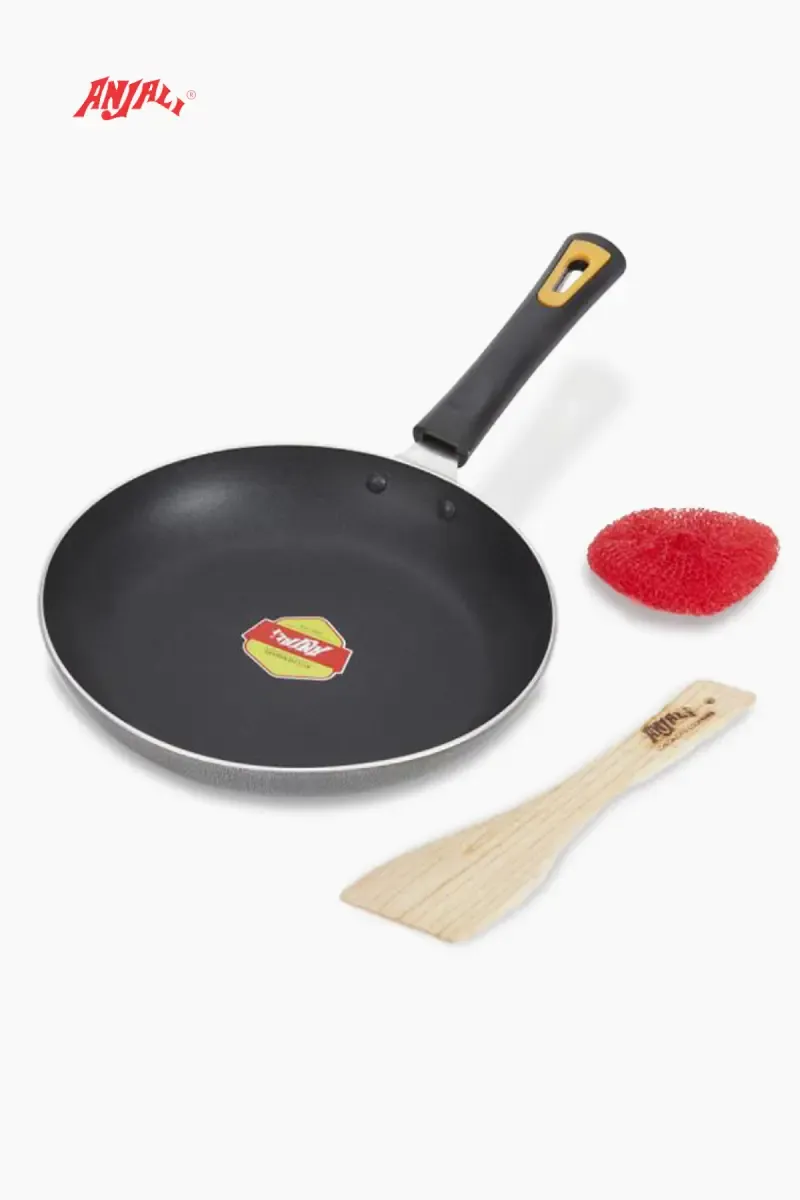 Anjali Diamond Aluminium Non stick Tapper Pan - 22cm