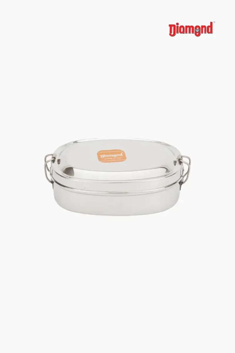 Diamond Stainless Steel Lunch Box - 400ml