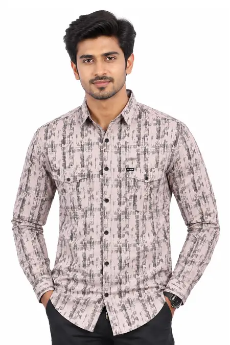 Cotton Printed Shirt for Men 001088COF42