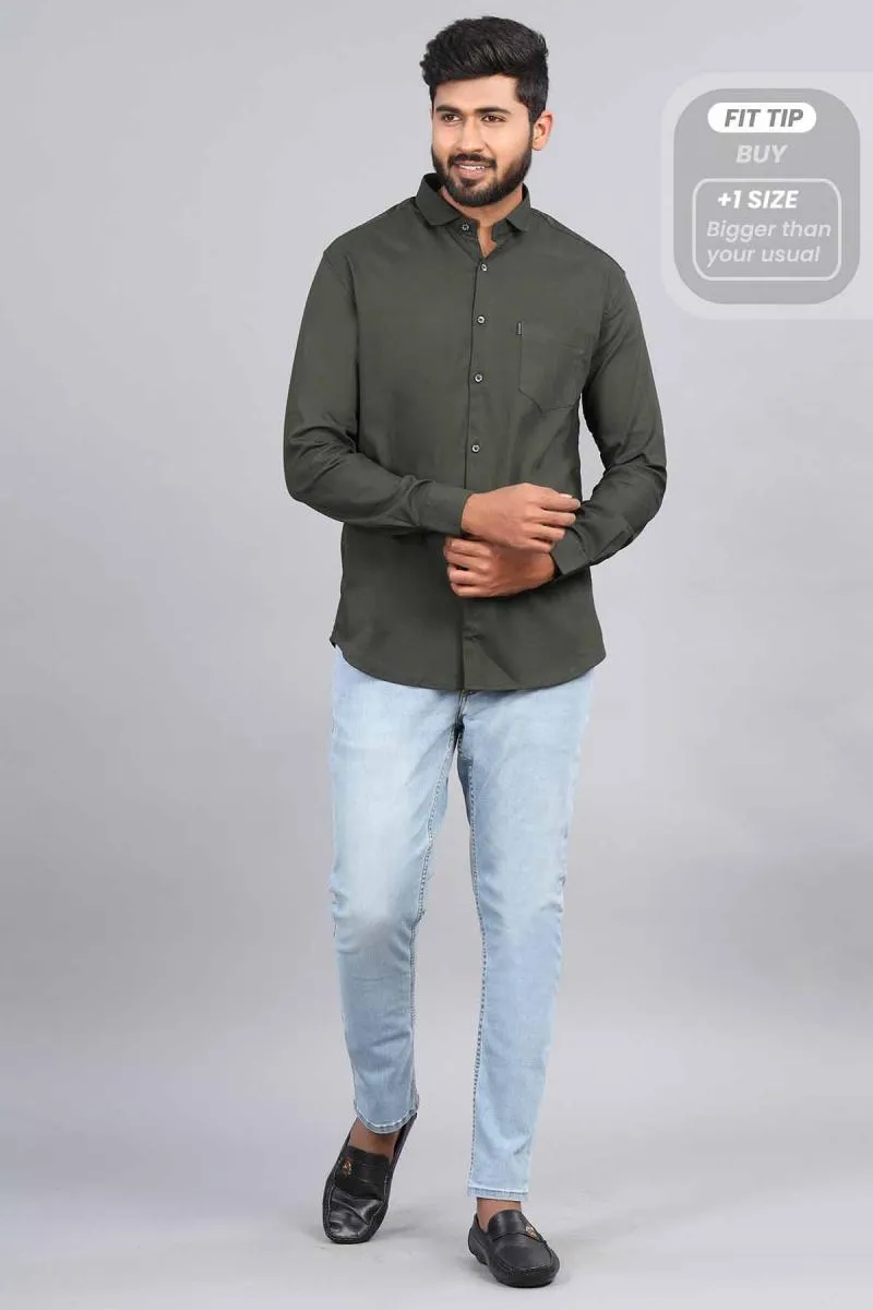 Men's Cotton Casual Shirt