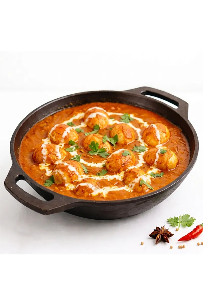 Bluevel Cast Iron Kadai, 12 Inch, Pre-Seasoned, Naturally Nonstick, 100% Pure, Toxin-Free, Concave, 3.2L, 3.6kg