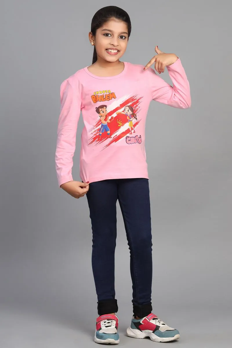 Pure Cotton Printed T-Shirt for Women (3 - 12 Yrs) 0012241011YRSPIN