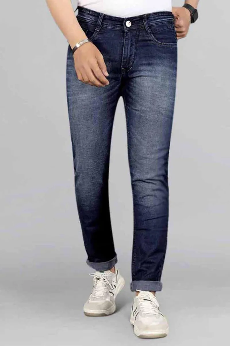 Denim Mid-Rise Stretchable Jeans for Men