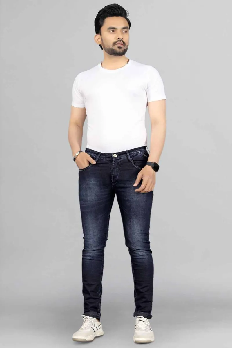 Denim Mid-Rise Jeans for Men