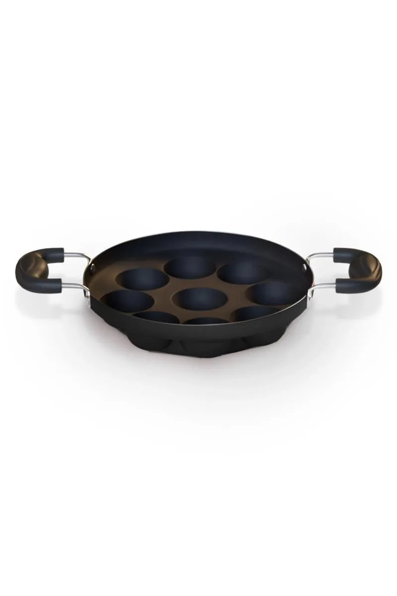 Impex Nonstick Aluminium Paniyarakkal - 9 Pits (Unniyappa Chatty)