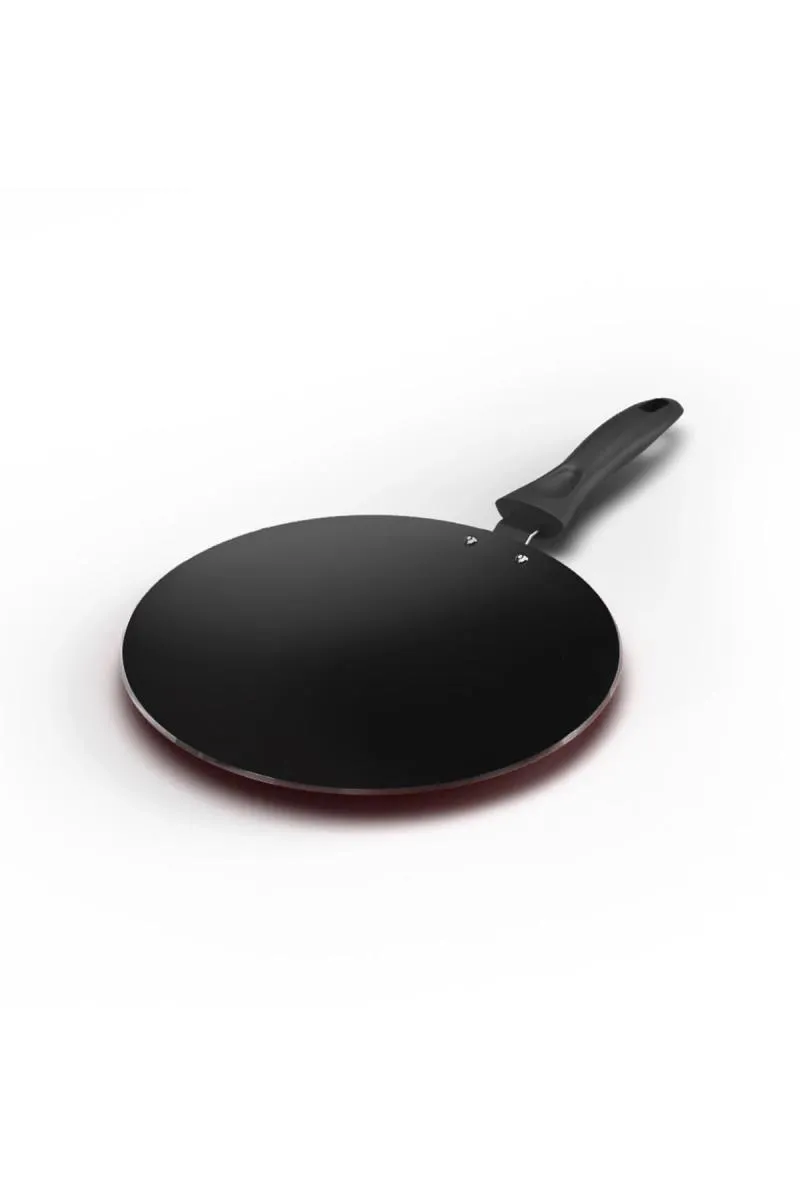 Impex Aluminium Nonstick Concave Tawa Pan - 28 cm