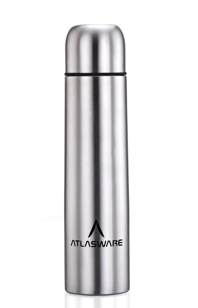 Atlasware Stainless Steel Bullet Flask - 1000 ml
