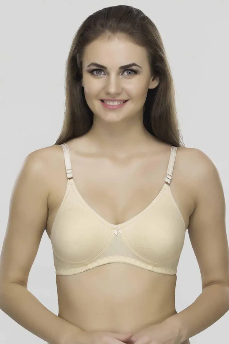 Cotton Blend Non Padded T-Shirt Bra for Women 001979CRE30B