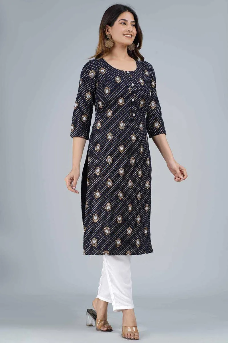 Cotton Printed Kurti for Women