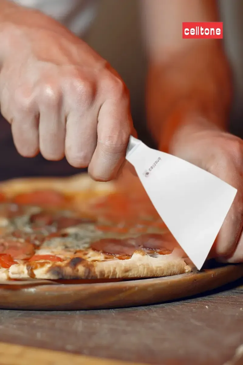 Cell Tone Stainless Steel Pizza Cutter - 23.5 cm