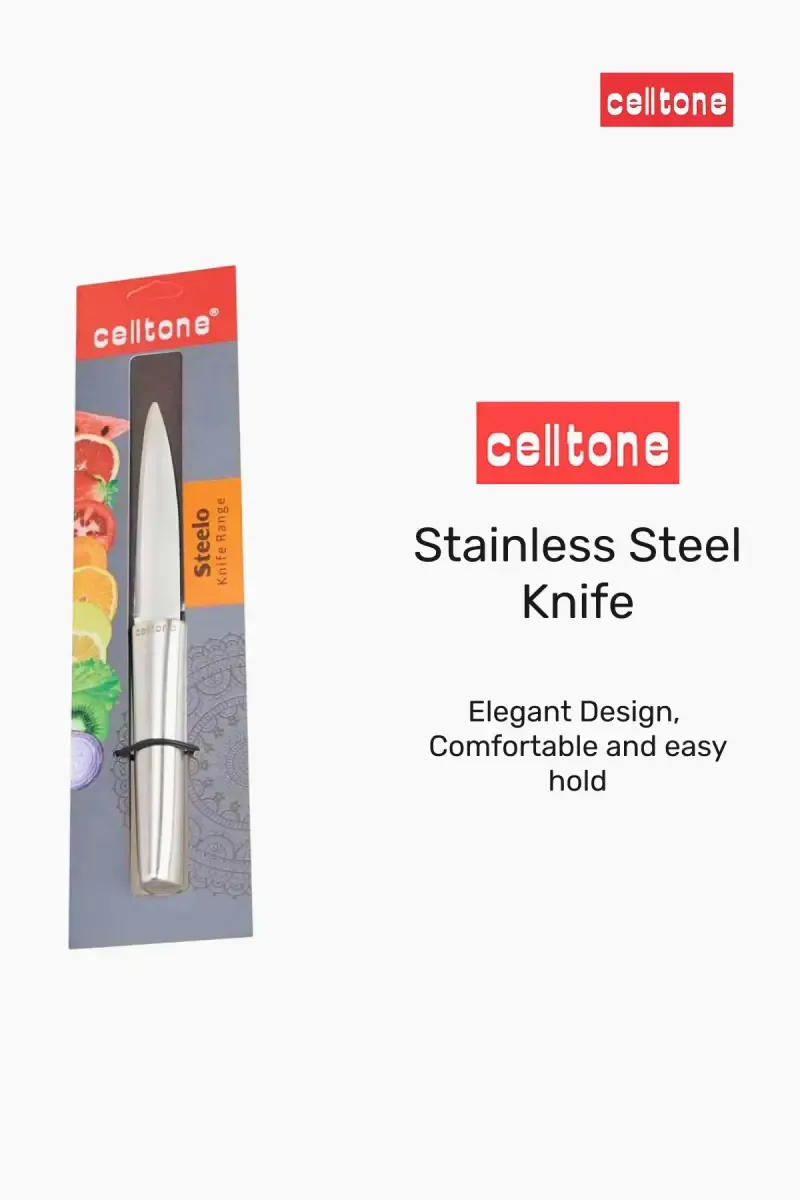 Cell Tone Stainless Steel Utility Knife - 21 cm