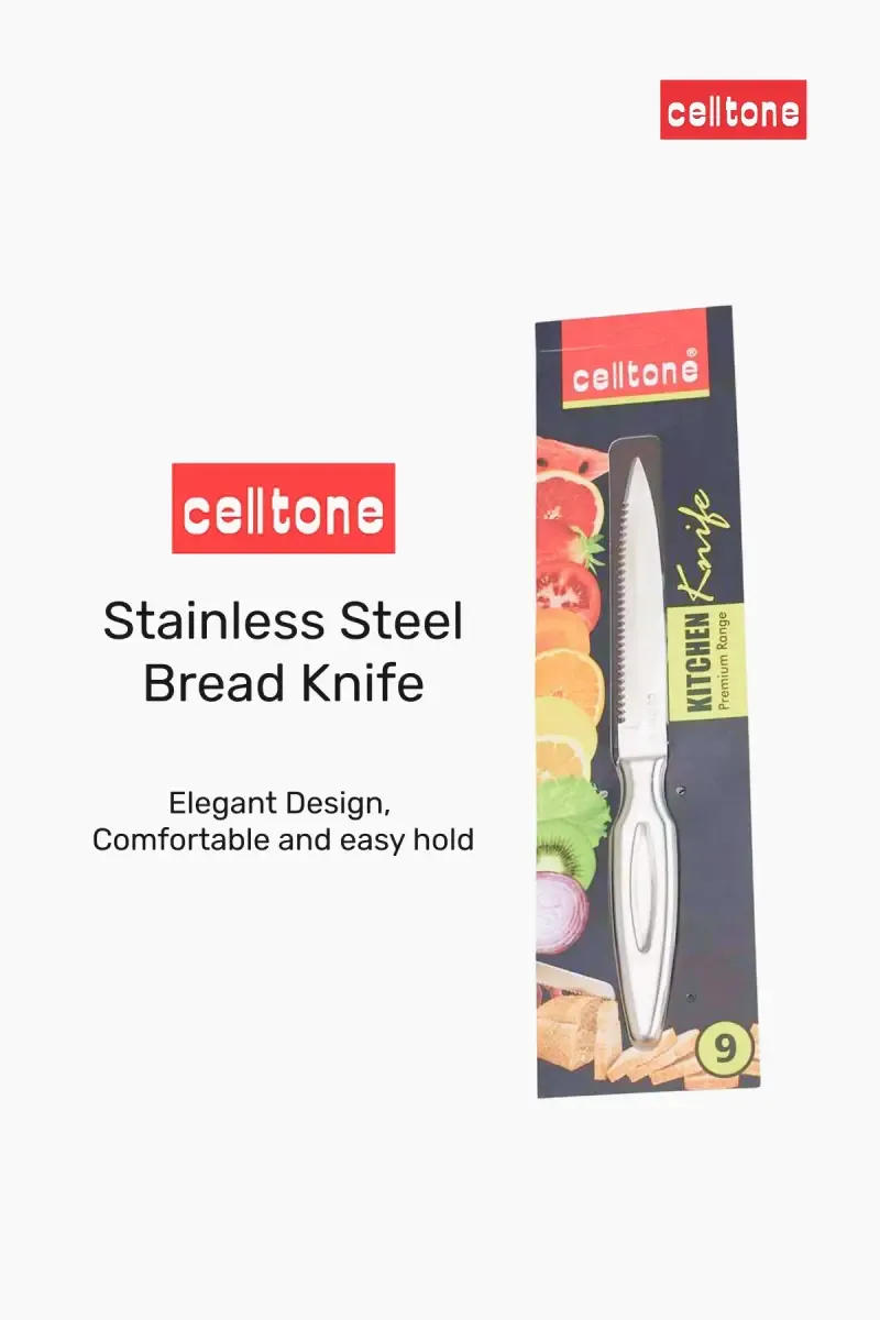 Cell Tone Stainless Steel Bread Knife - 24 cm