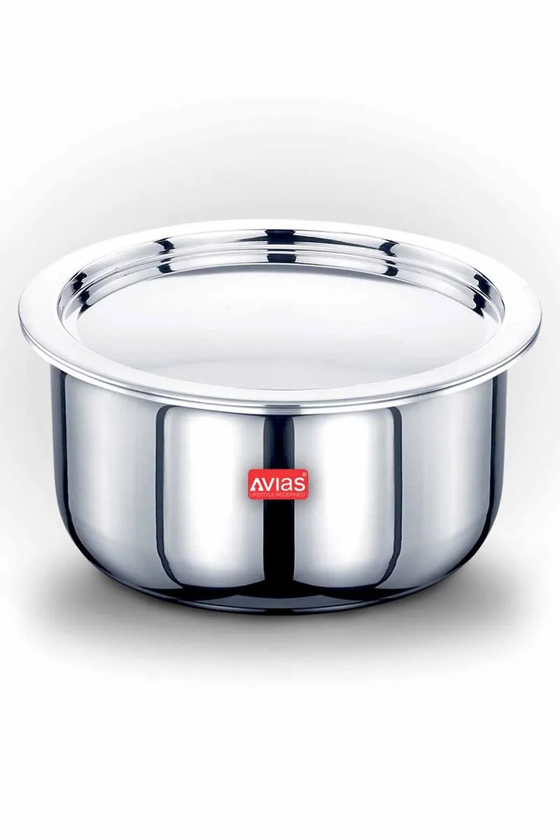 Triply Stainless Steel Riara Tope with SS lid - 1.5 Liter (Avias India)