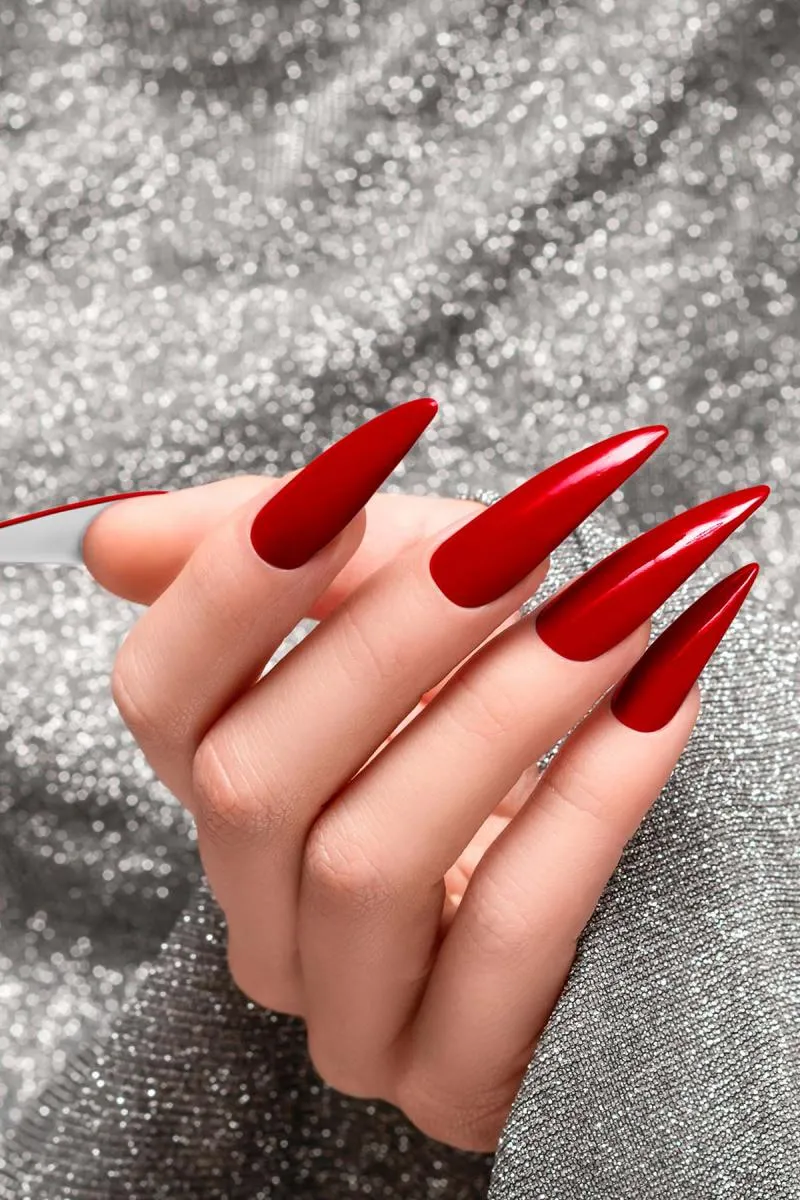 Posh Long-lasting Shine High Gloss Nail Polish - 9ml (Red)