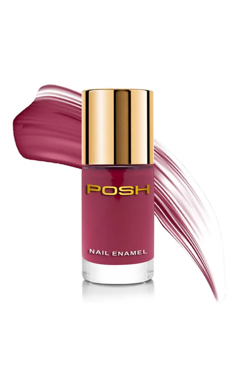 Posh Long-lasting Shine High Gloss Nail Polish - 9ml (Ruby Red) 