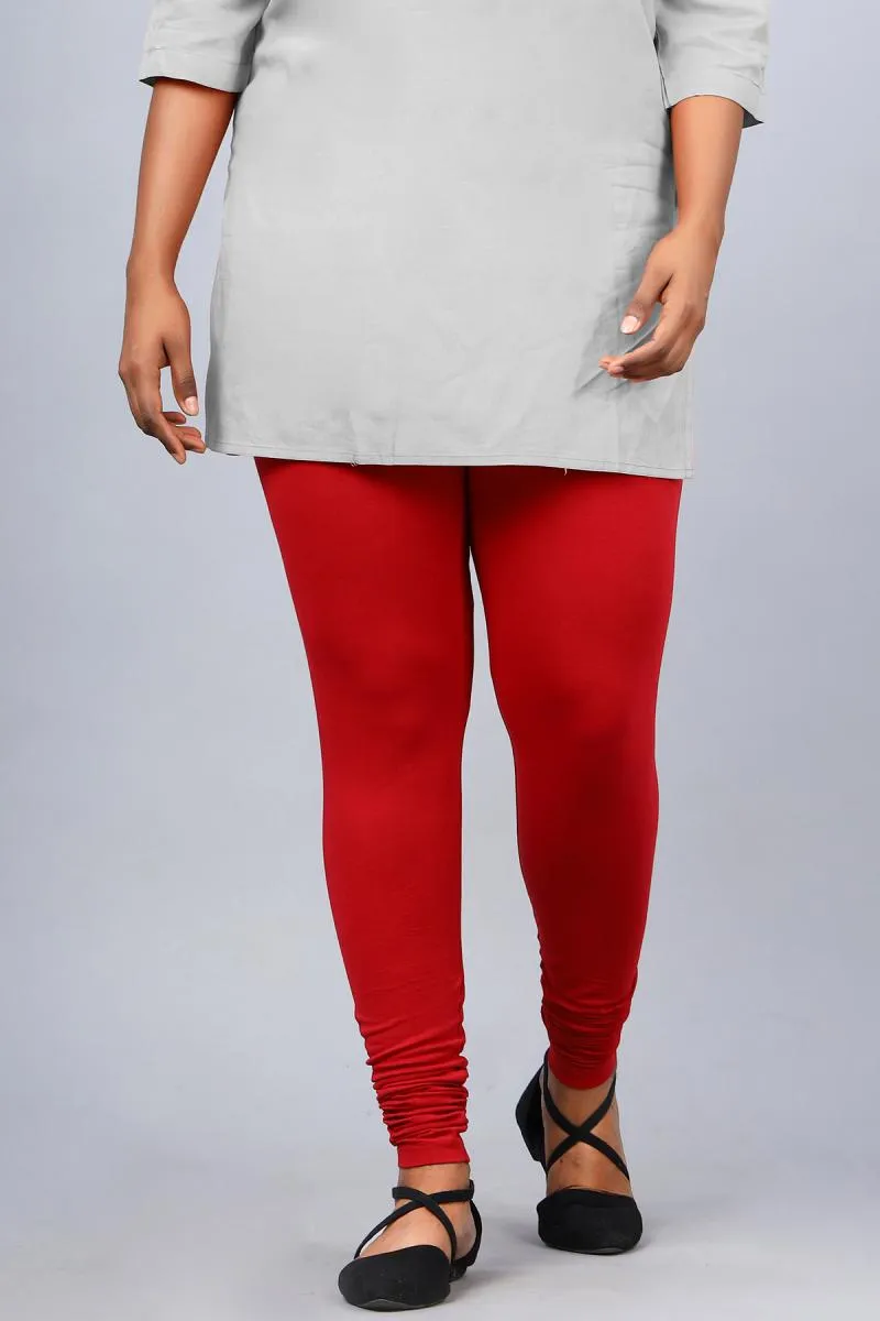Women's Cotton Lycra Churidar Leggings