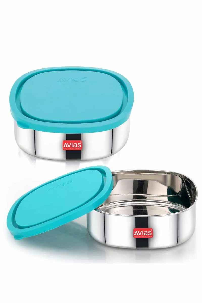Avias Stainless Steel Container Set - 500ml (Each)