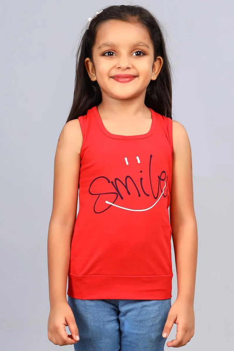 Cotton Blend Printed T-shirt for Girl (3 - 12 Yrs) 00249045YRSCHIRED