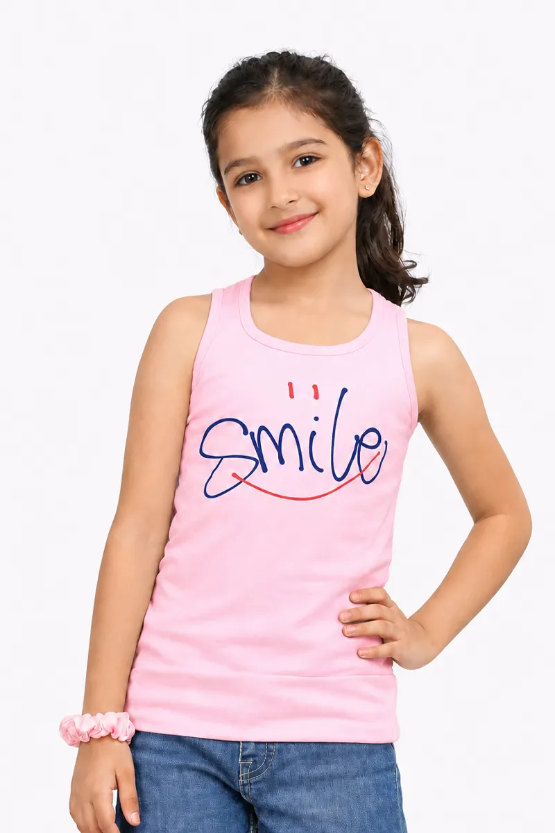 Cotton Blend Printed T-shirt for Girl (3 - 12 Yrs) 002490910YRSPIN