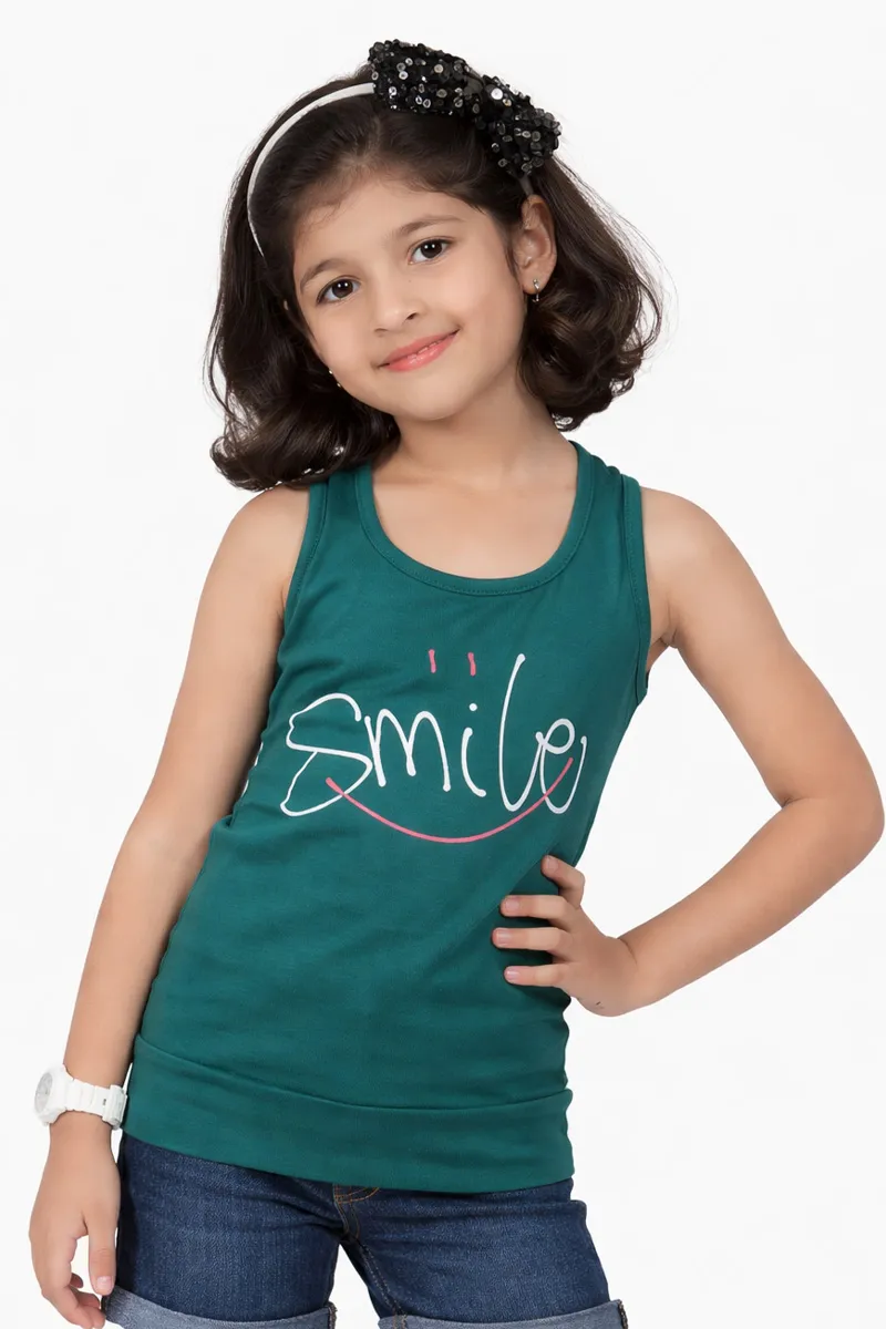 Cotton Blend Printed T-shirt for Girl (3 - 12 Yrs) 00249089YRSTEA