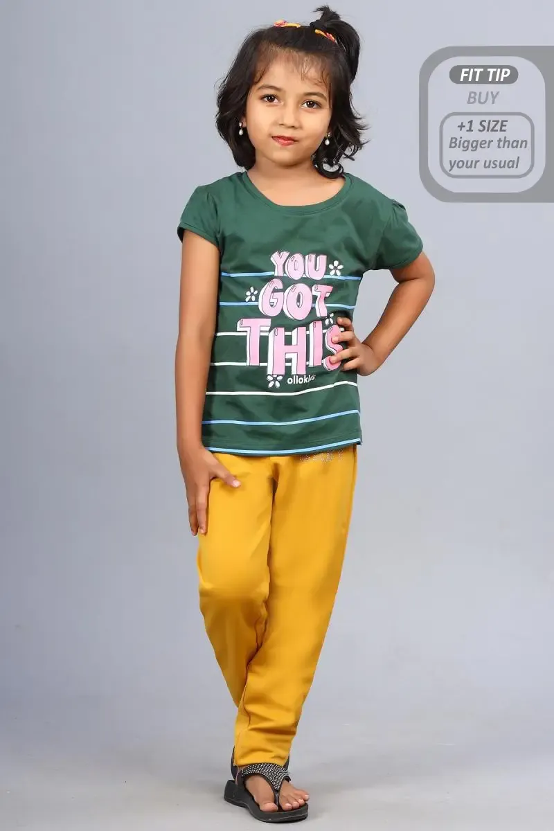 Girl's Lycra Blend Solid Pattern Jeggings (3 - 15 Yrs) 002513910YRSMUS