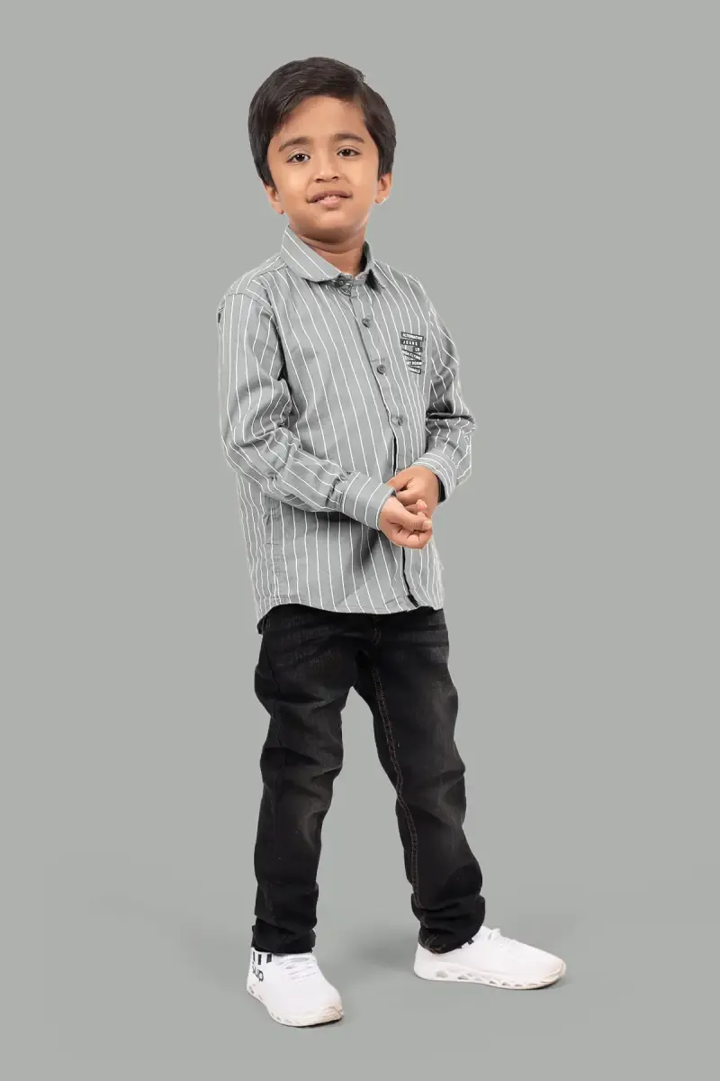 Cotton Striped Shirt for Boy
