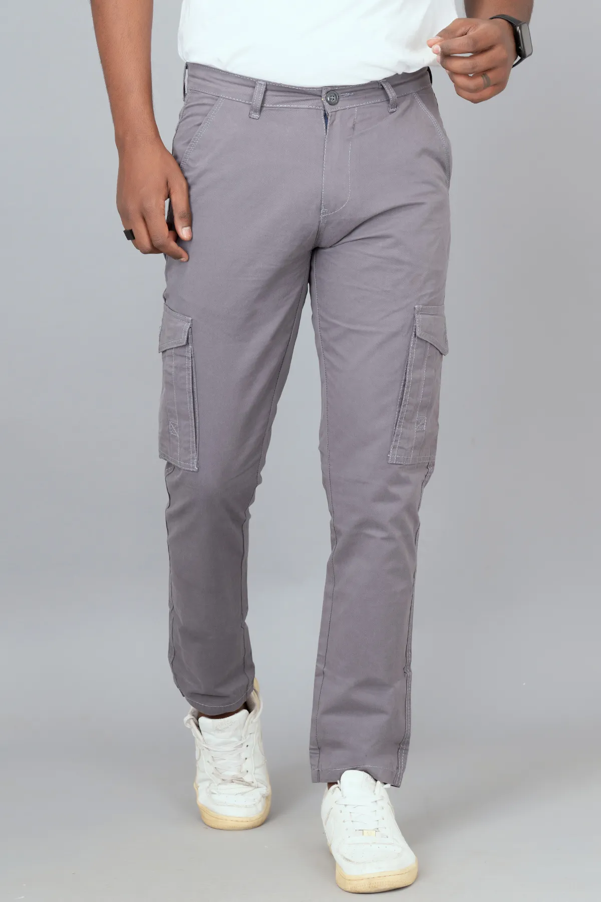 Men's Slim Fit Casual Trouser 00268136GRE