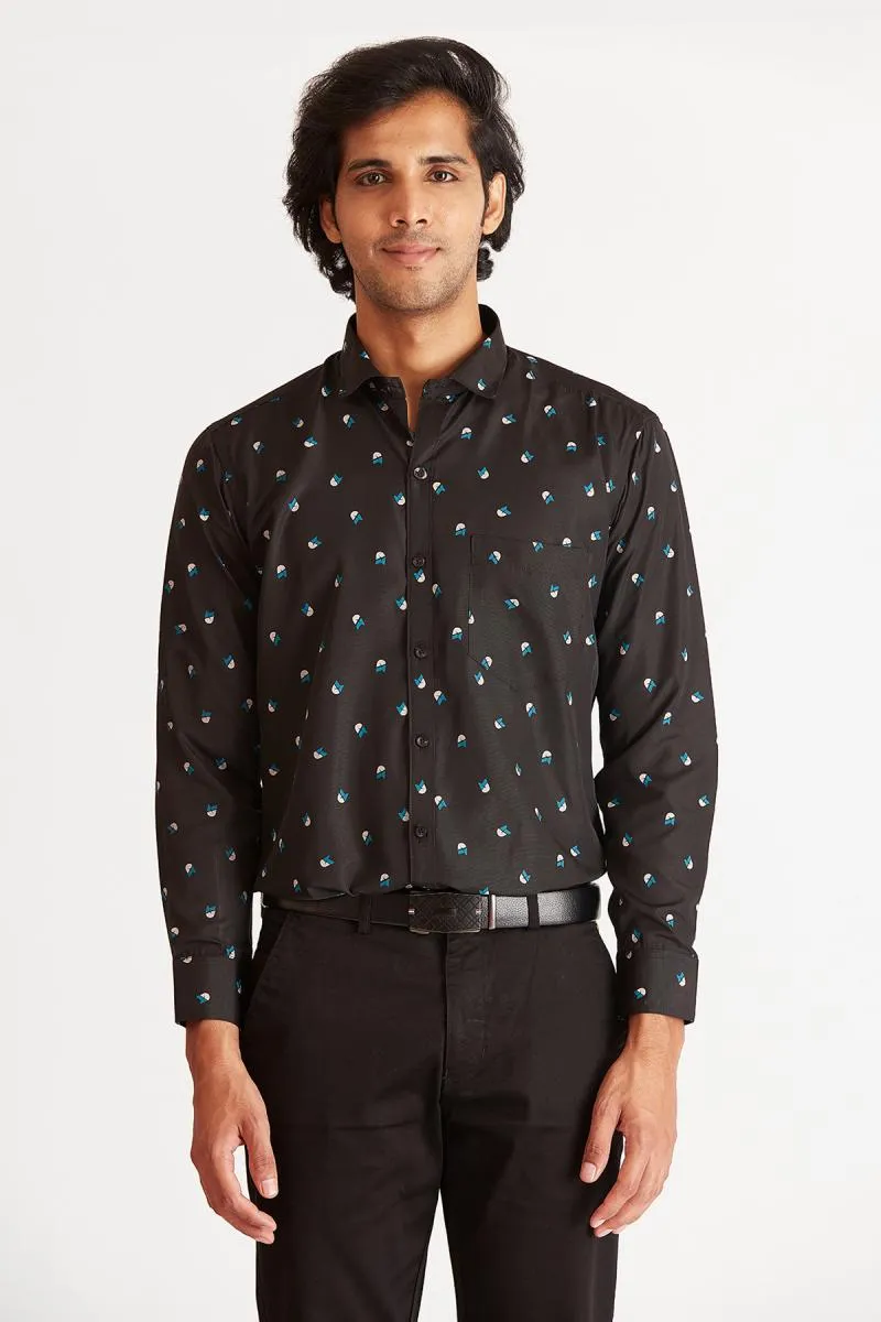 Polycotton Printed Shirt for Men