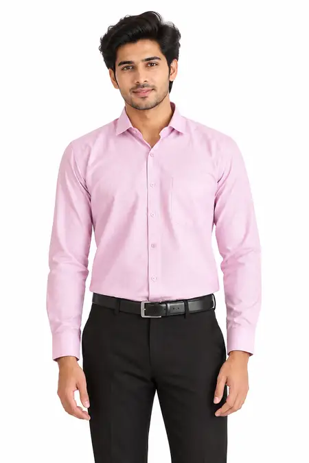 Polycotton Slim Fit Formal Shirt for Men