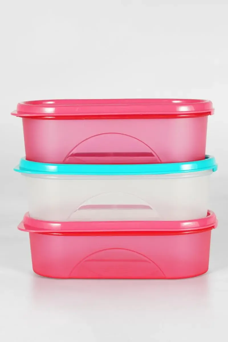 Belocopia Plastic Jumbo Indian Container Set - 600ml*3