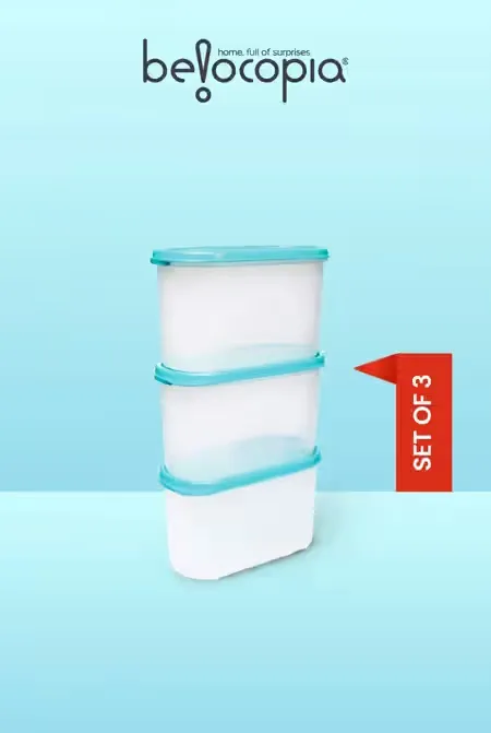 Belocopia Plastic Jumbo Indian Container Set - 1300ml (Each)
