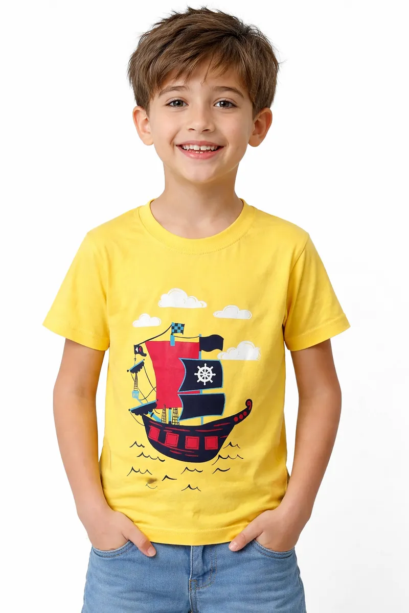 Boy's Graphic Print T-shirt