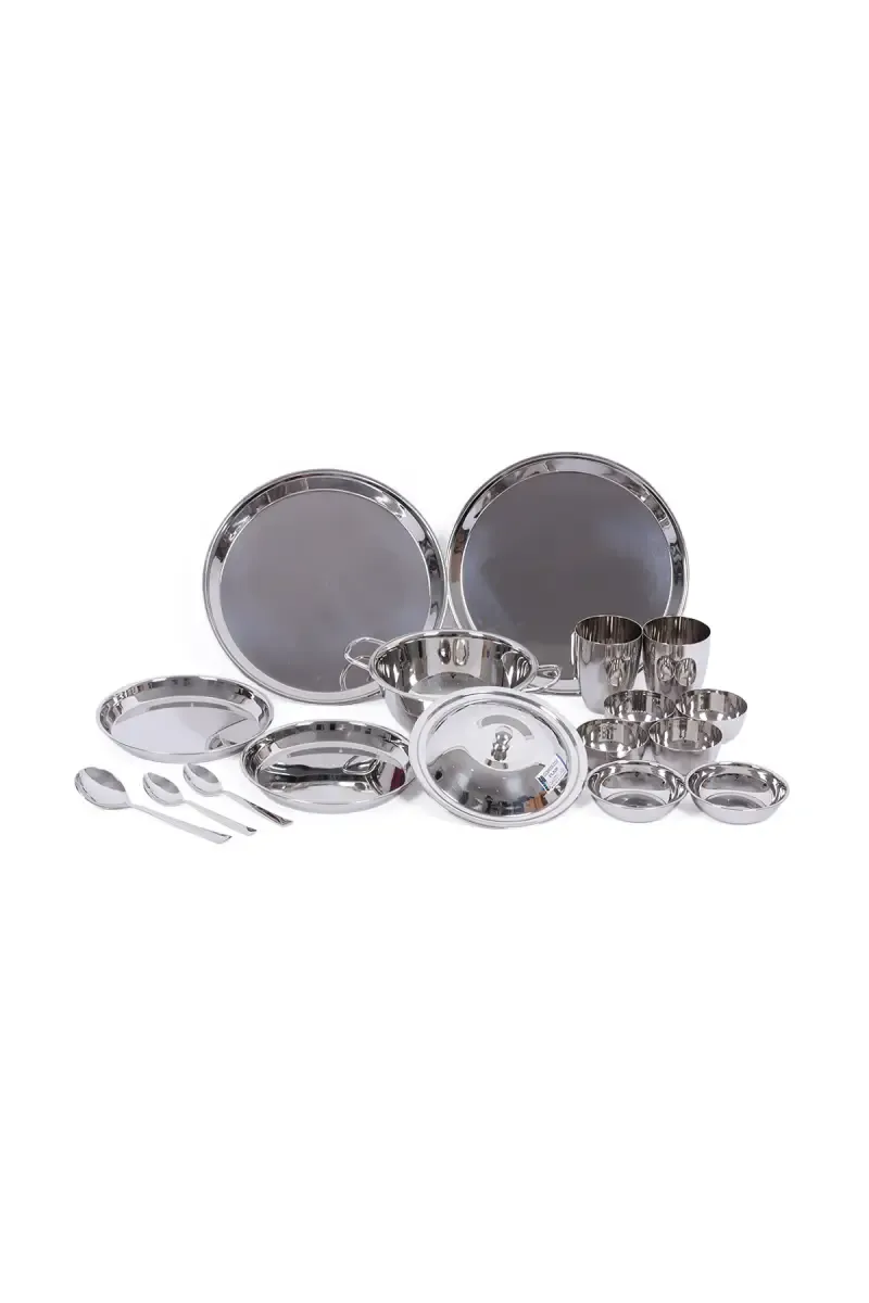 Stainless Steel Elegant Dinner Set - 16 Pcs