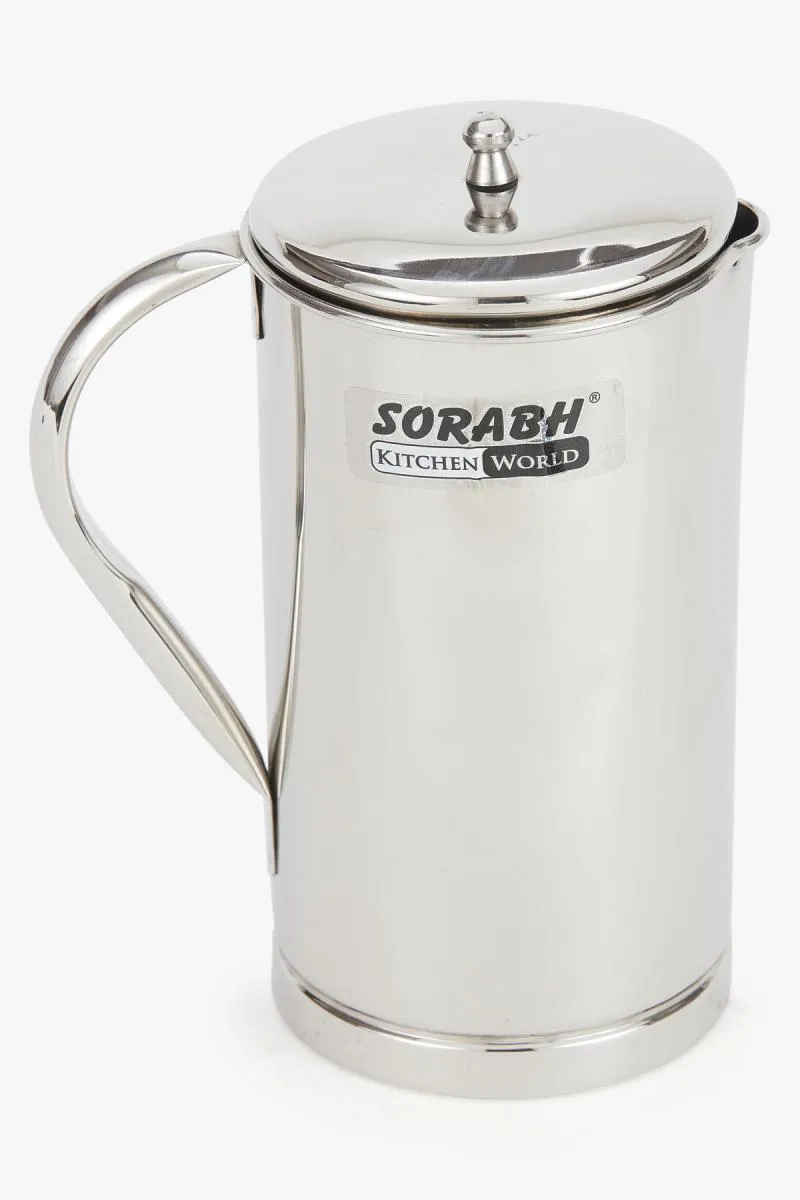 Saurabh Stainless Steel Orian Water Jug -  1100 ml