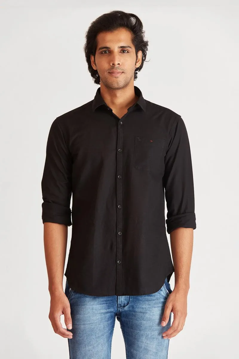 Cotton Linen Slim Fit Shirt for Men