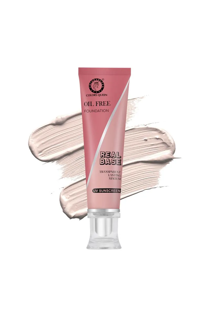 Colours Queen Oil Free Real Base Long Lasting Matte Finish Liquid Foundation