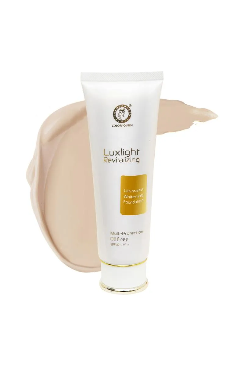 Colours Queen Luxlight Oil Free Multi Protection Revitalizing Foundation With SPF 30 