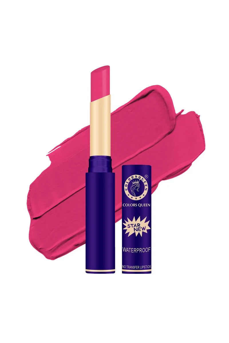 Colors Queen Queen Lips Matte Lipstick Long Lasting Lipstick - 2.4gm (Pink)  003181PIN2.4