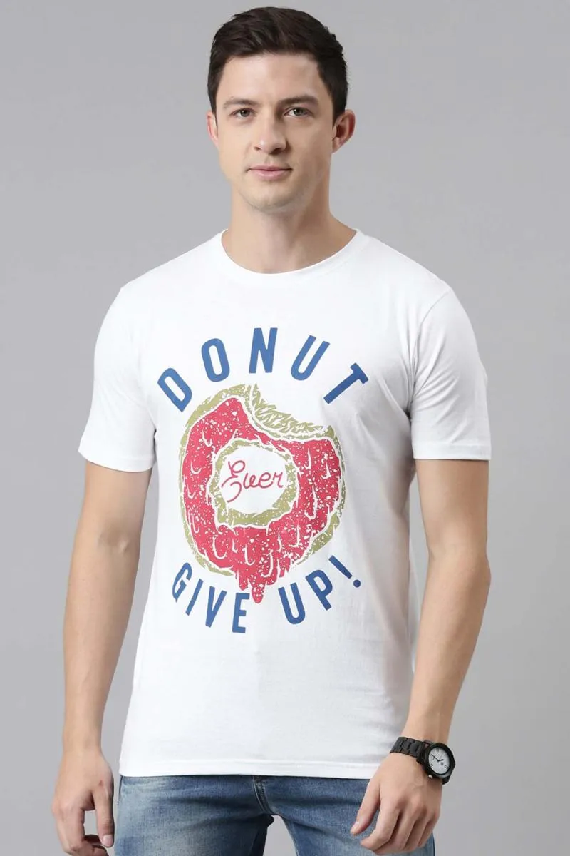 Men's Cotton Graphic Print T-shirt 003234MWHI