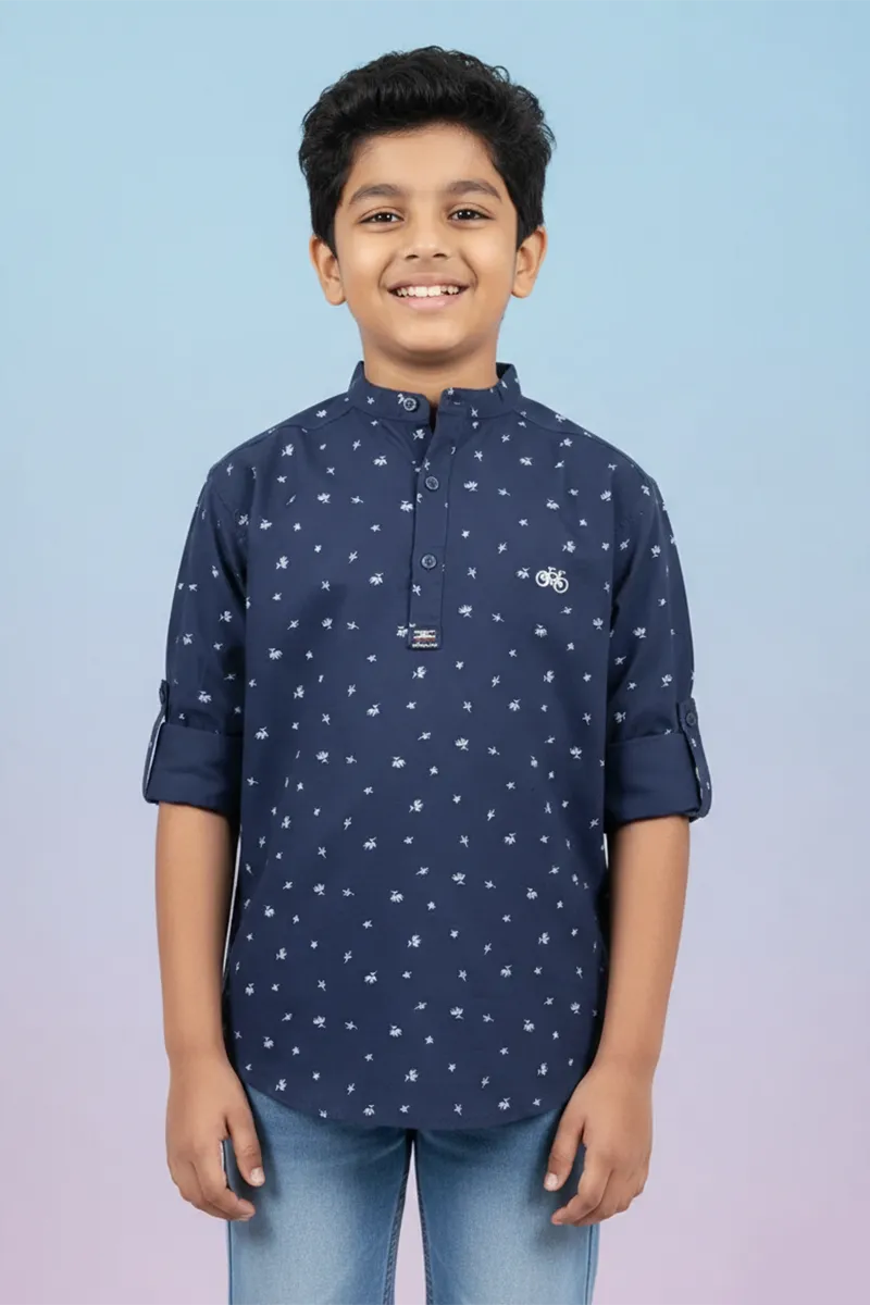 Printed Cotton Kurta for Boy