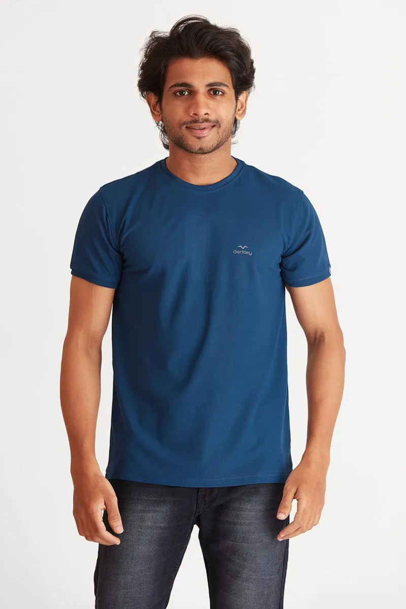Men's Polyester Sports T-shirt 003372XXLDARBLU