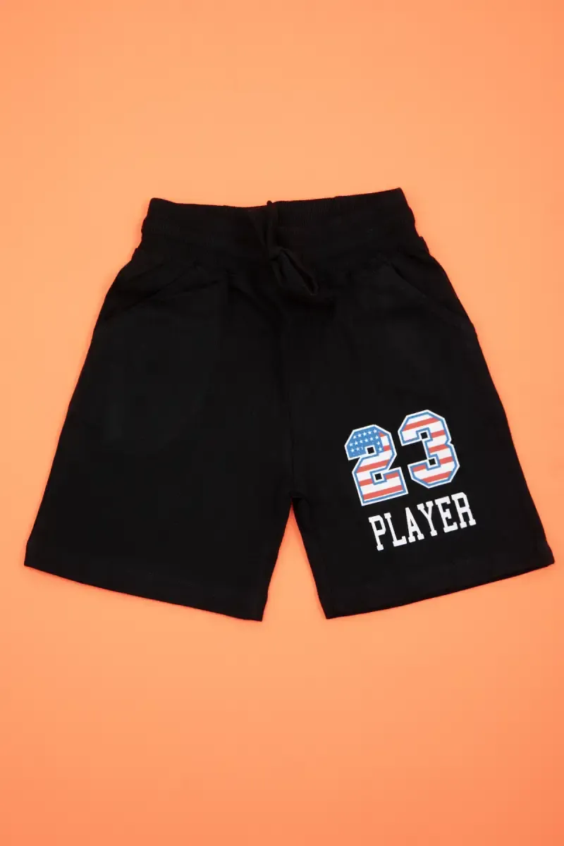 Typographic Printed Shorts for Boy